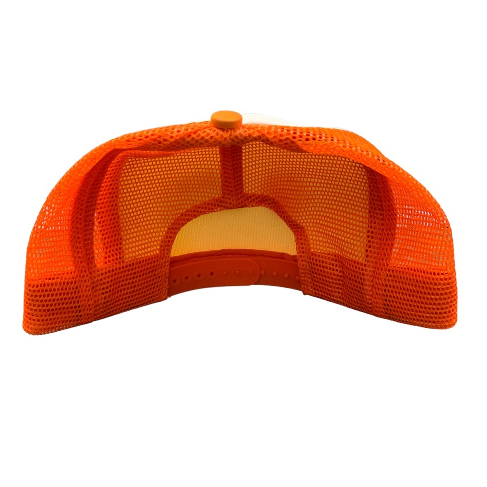 BLACK & DECKER vintage orange and white adjustable snapback Supreme Trucker hat. - Picture 6 of 10